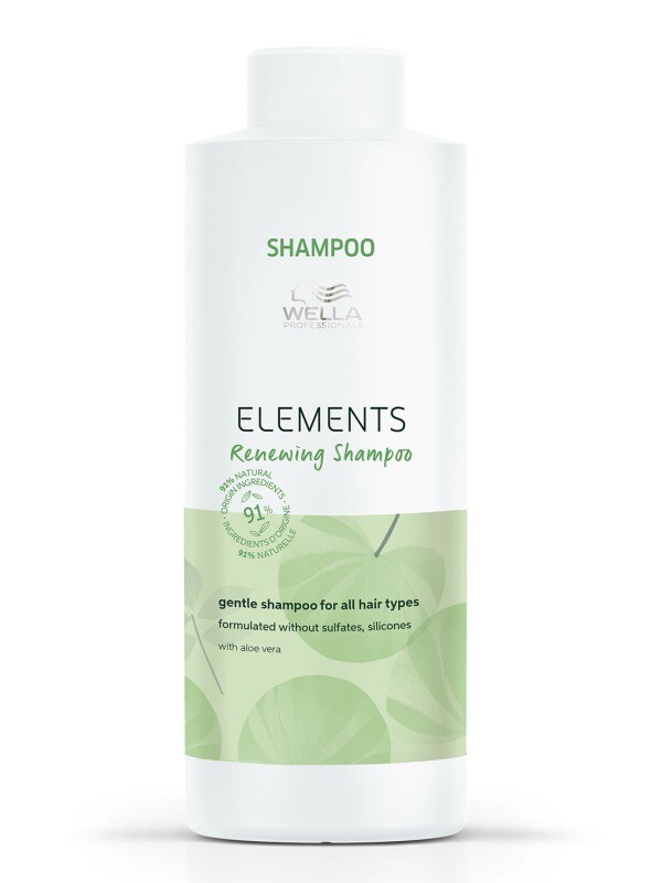 Wella Elements Renewing Shampoo 1000ml - Normale shampoo vrouwen - Voor Alle haartypes