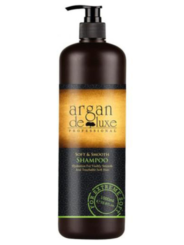 Argan De Luxe Soft Smooth Shampoo 1000ml incl. pomp