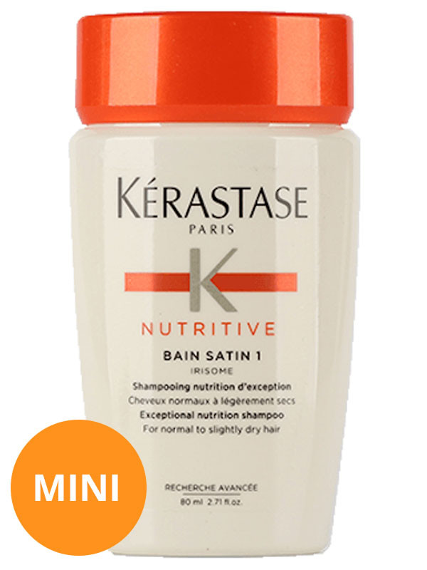 Kerastase Nutritive Bain Satin 1 Irisome Mini Shampoo Normaal Tot Licht Droog Haar 80ml - MINI