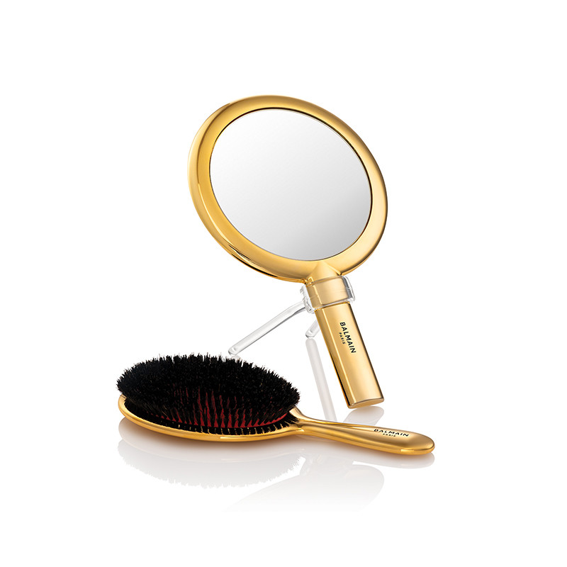 Golden Spa Brush & Hand Mirror Set Limited Edition