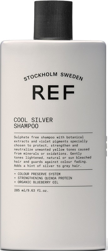 REF Cool Silver Shampoo 285ml - Zilvershampoo vrouwen - Voor Gekleurd haar/Grijs haar