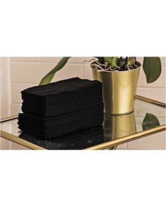 Scrummi Waffle Black Small Towels 40x20cm 50 stuks