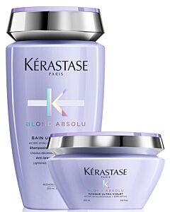 Blonde Absolu Bain Ultra Violet CombiDeal Masque