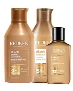 All Soft Combi Deal Shampoo, Conditioner & Argan-6 Oil