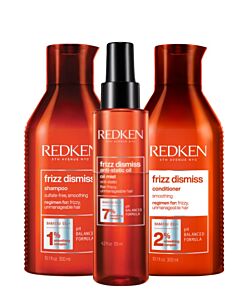 Frizz Dismiss Combi Deal Shampoo, Conditioner & Anti Static Oil Mist