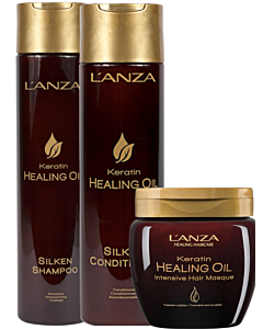 Keratin Healing Oil Combi Deal Shampoo, Conditioner & Masque