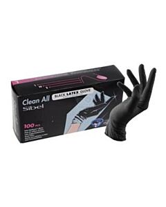 Sibel Latex Handschoenen L Black OP=OP