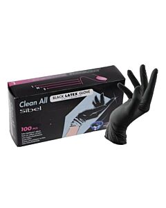 Sibel Latex Handschoenen S Black OP=OP
