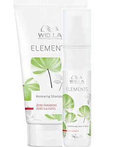 Wella Elements Combi Deal Renewing Shampoo & Leave-in Spray 