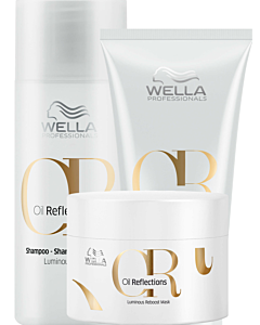 Wella Oil Reflections Luminous Reveal Combi Deal Shampoo, Conditioner & Mask