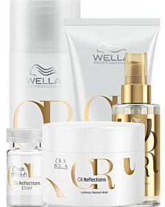 Wella Oil Reflections Luminous Reveal Combi Deal Shampoo, Conditioner, Mask, Oil & Serum