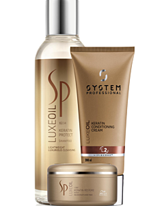 Wella SP Luxe Keratin Combi Deal Protect Shampoo, Conditioner & Mask