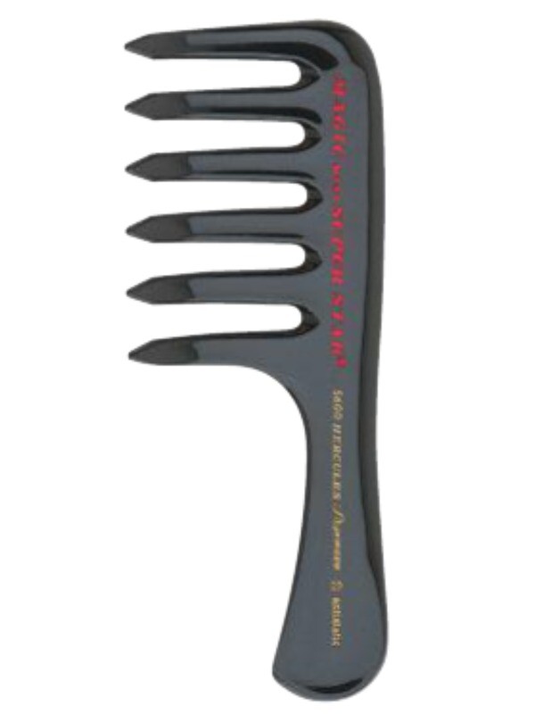 Hercules Sägemann - Natuurlijke Rubber Kam - Mini Super Star 16,7 cm OP=OP