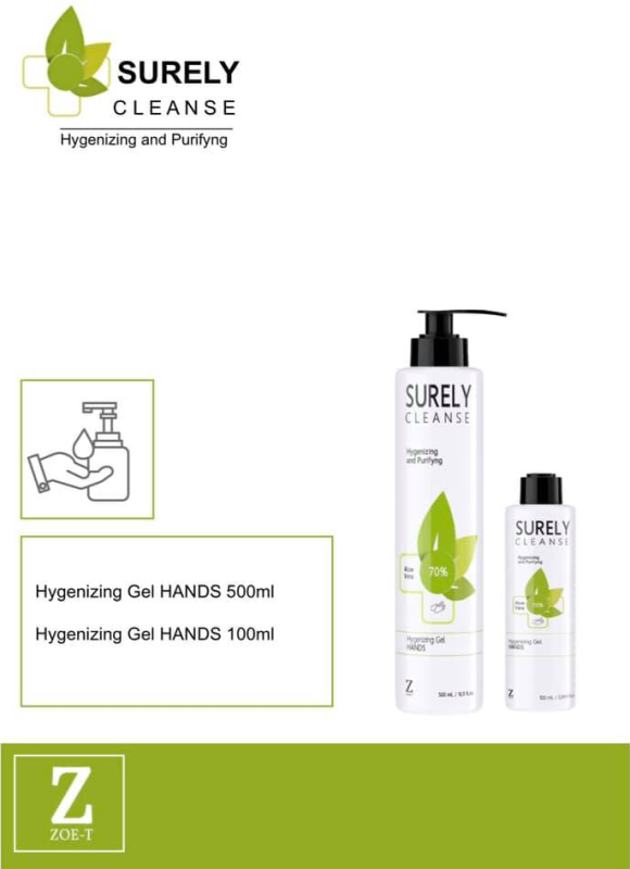 Hygienische Handgel met Aloe Vera 100ml