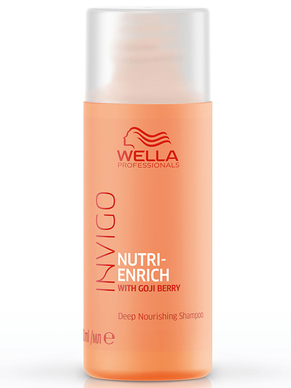 Wella Professional - Nourishing Shampoo for Dry and Damaged Hair Invigo Nutri- Enrich (Deep Nourishing Shampoo) - 50ml