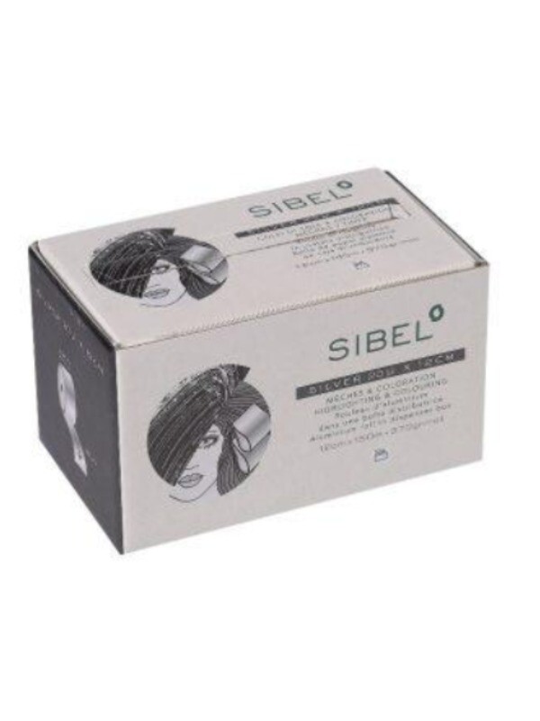 Sibel Rol Aluminium in Dispenserdoos Zilver 150mx12cm 20MU OP=OP