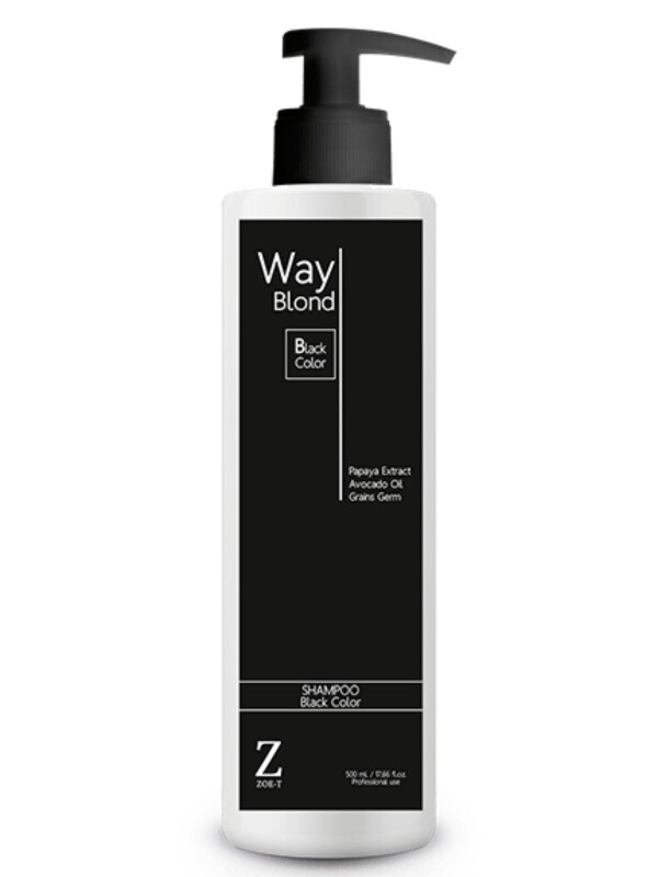 Way Blond Shampoo Black Color 500ml